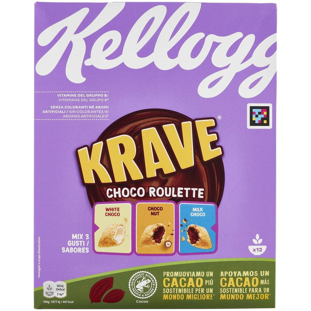 Krave Roulette Kellogg's Krave Choco Roulette 375 g Kellogg's | IperDrive