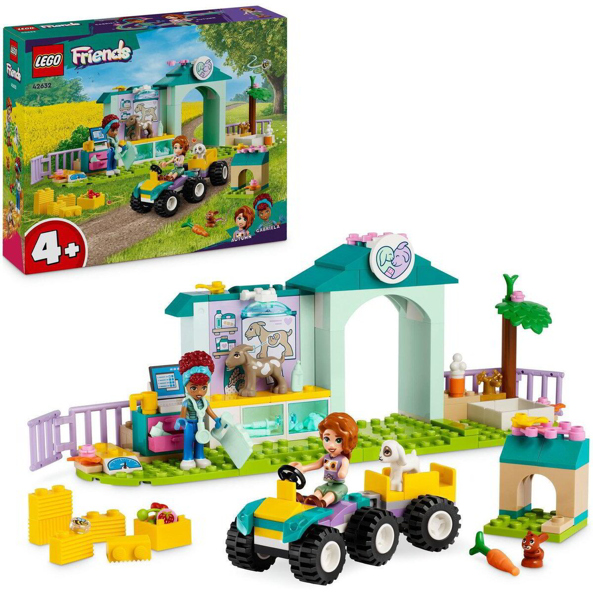 LEGO Friends 42632 La Clinica Veterinaria degli Animali della Fattoria ...