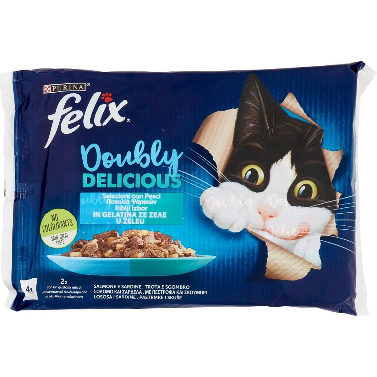 Alimento per gatti tocchetti salmone e trota PURINA 195 G - Coop Shop