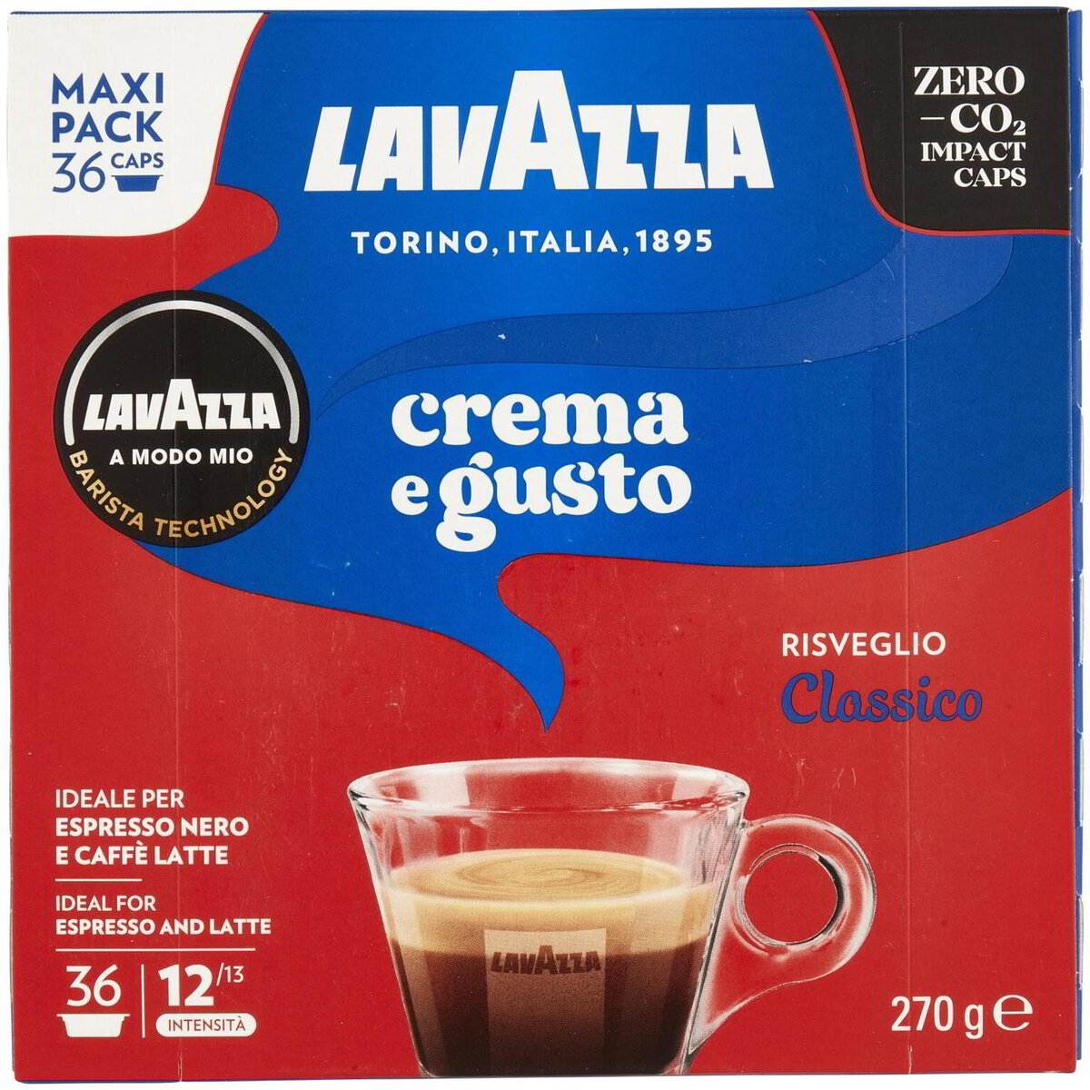 Caffè Espresso Lavazza A Modo Mio Capsule Offerta Cialde Caffè Lavazza A Modo Mio Crema E Gusto Ricco Porta Cialde Capsule 36 Capsule Caffe A Modo Mio - Foto 9