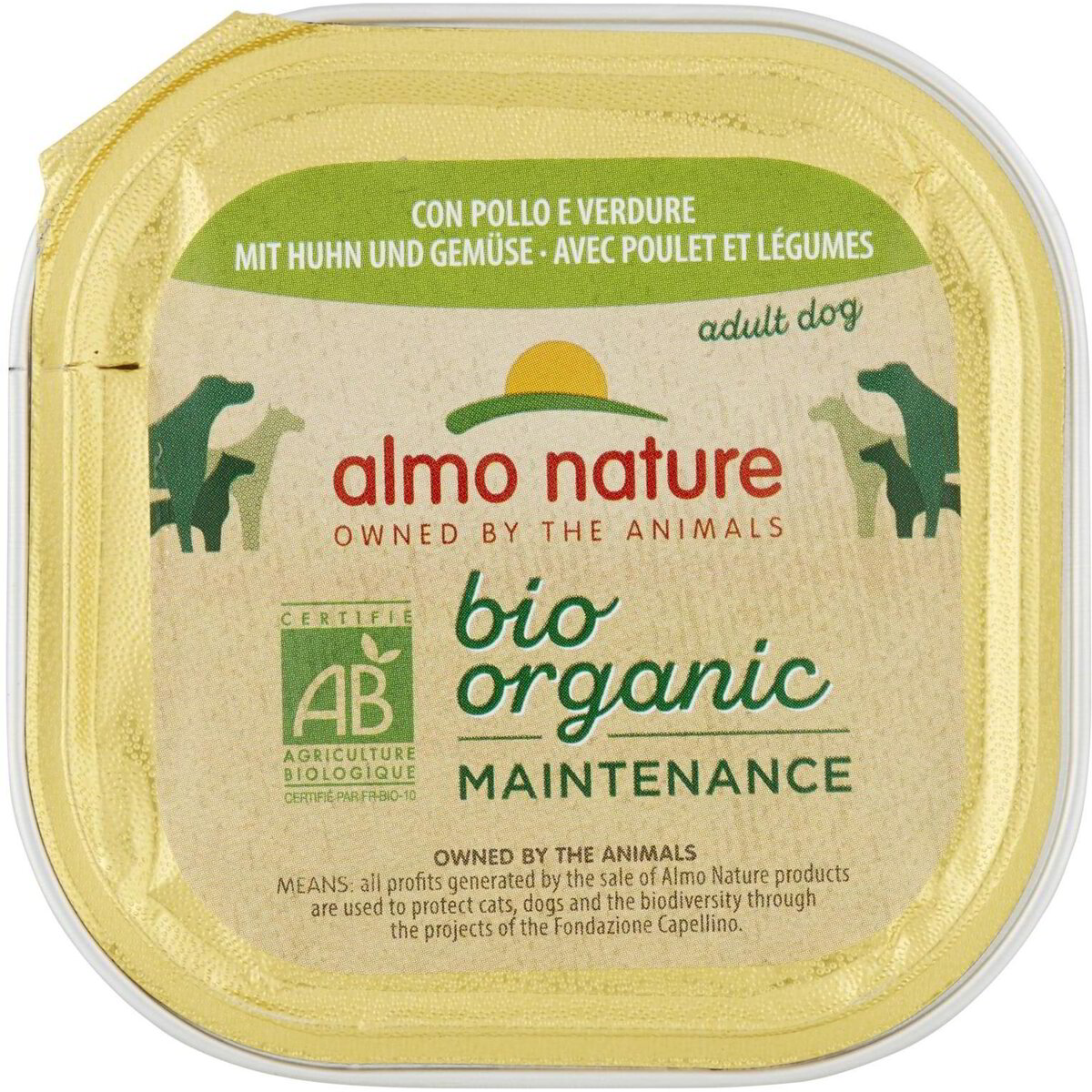 Almo Nature Bio Katzenfutter Nass - Rind 85g X 19 Schälchen
