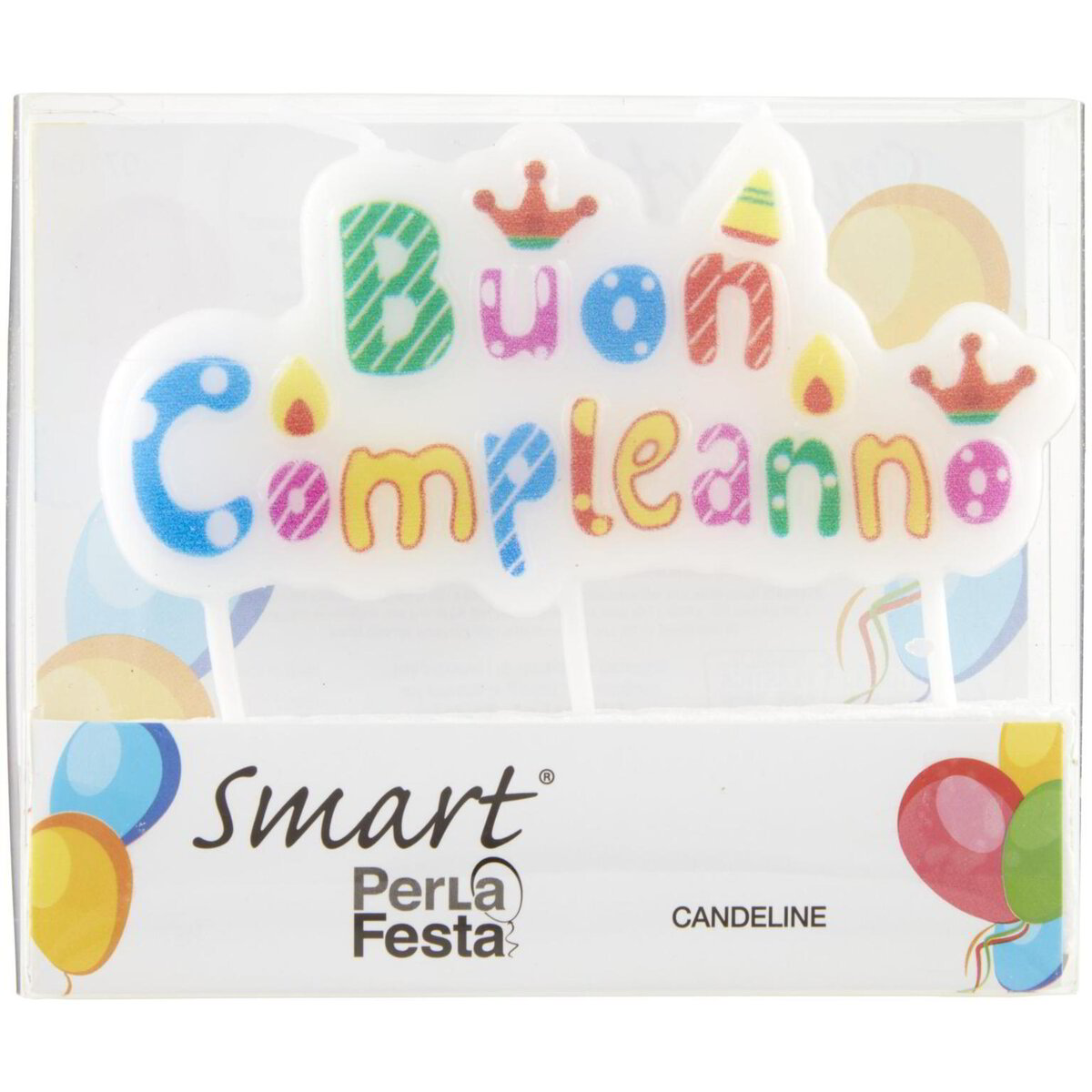 big-party Candeline Numerali Glitter Vari Colori h 15 cm (2, Fucsia
