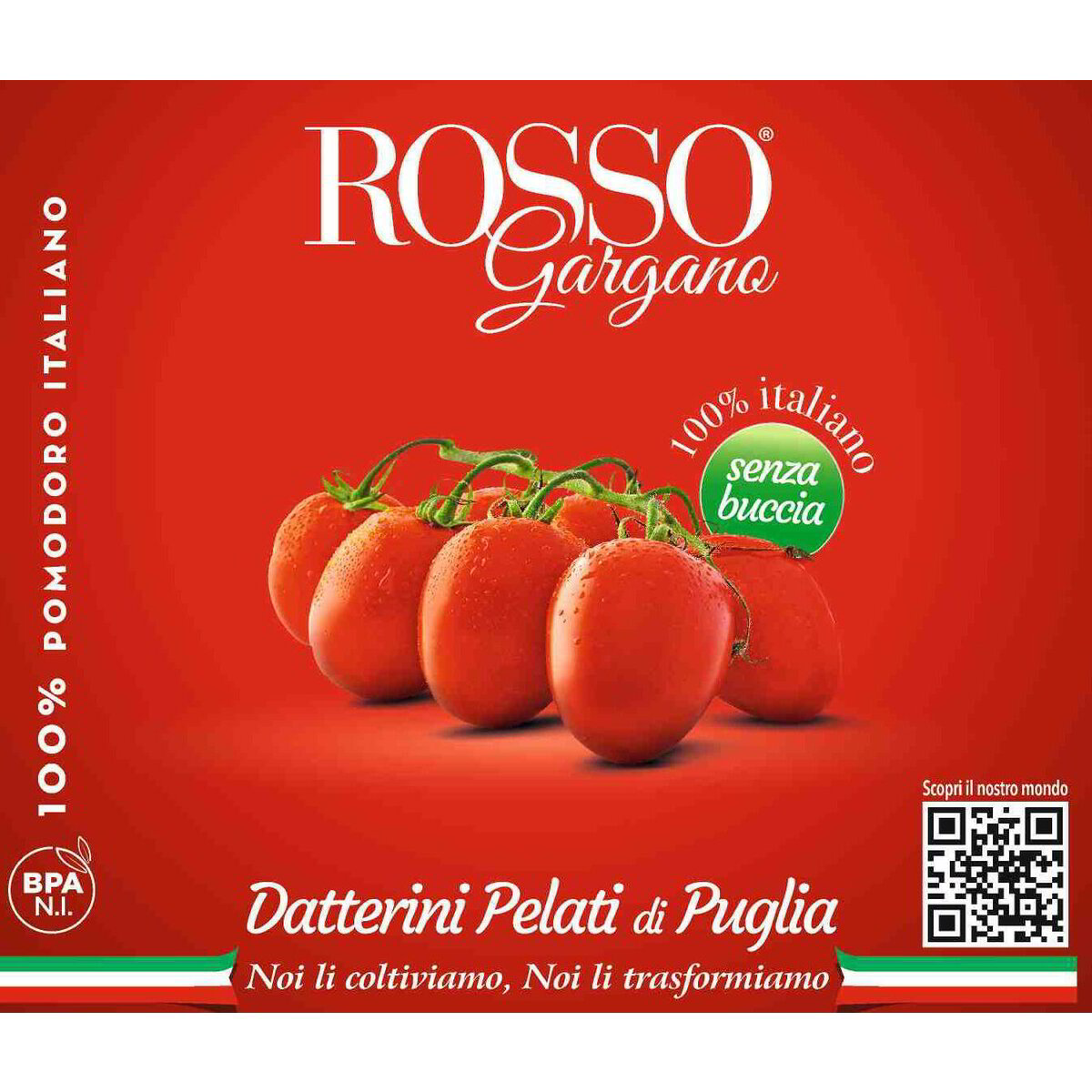 Datterini Pelati di Puglia 400g缶✕24缶 Datterini pelati di Puglia 400 grammi ROSSOGARGANO | IperDrive