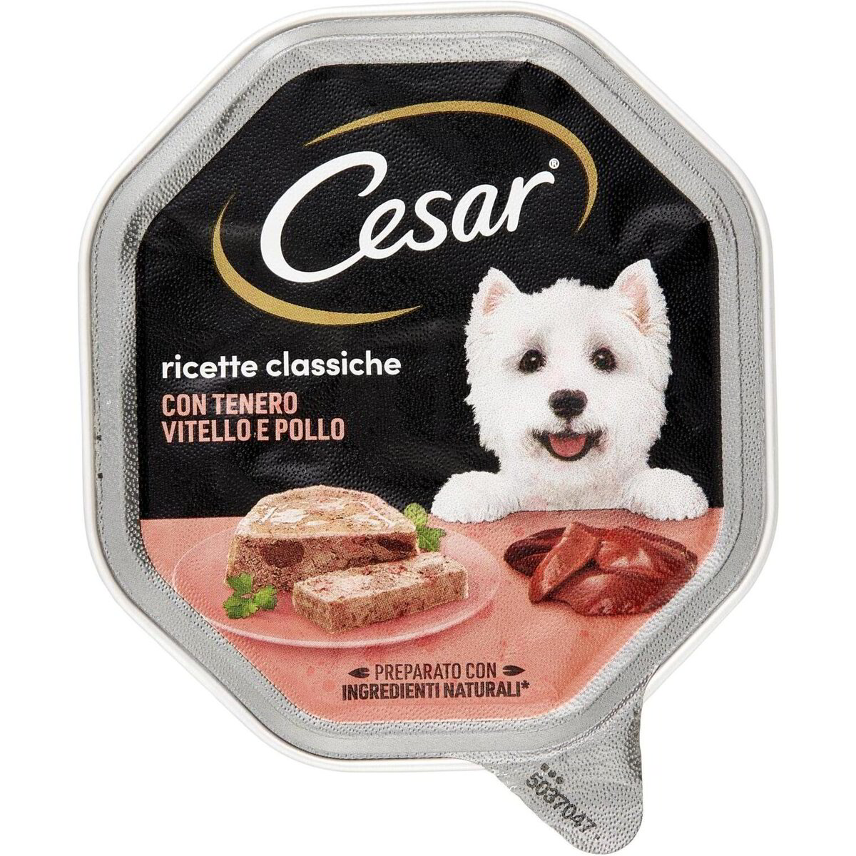 Cesar Ricette Classiche Cibo Umido Cane in Vaschetta con Tenero Vitello ...