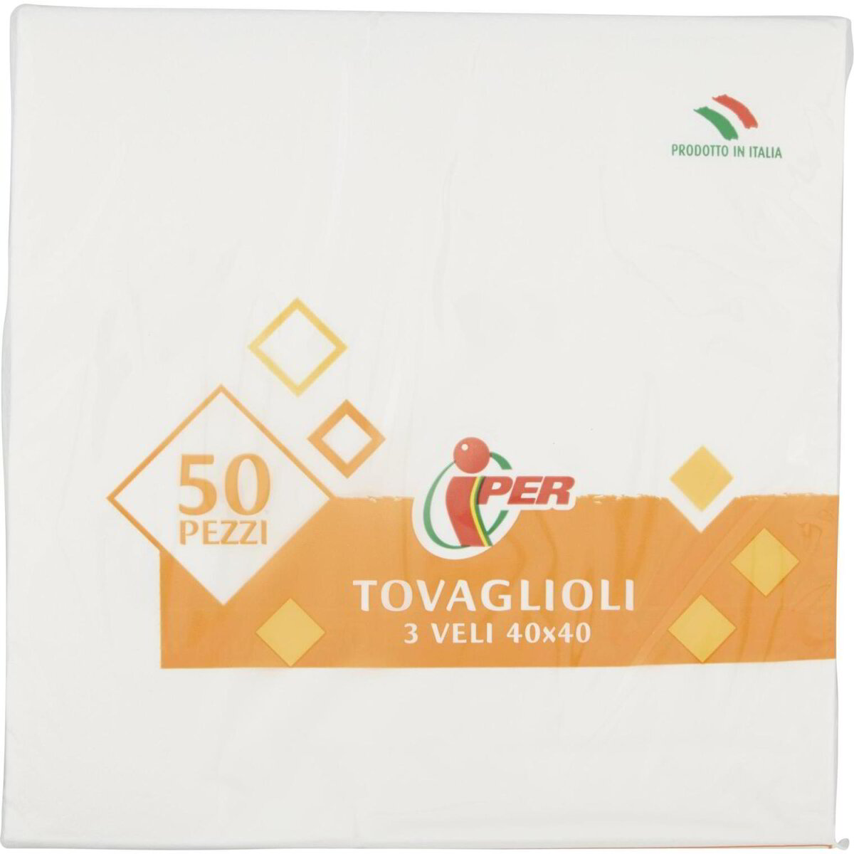 Set De 42 Serviettes De Table Foxy GranTavola - Doublé Velours, Motif écossais
