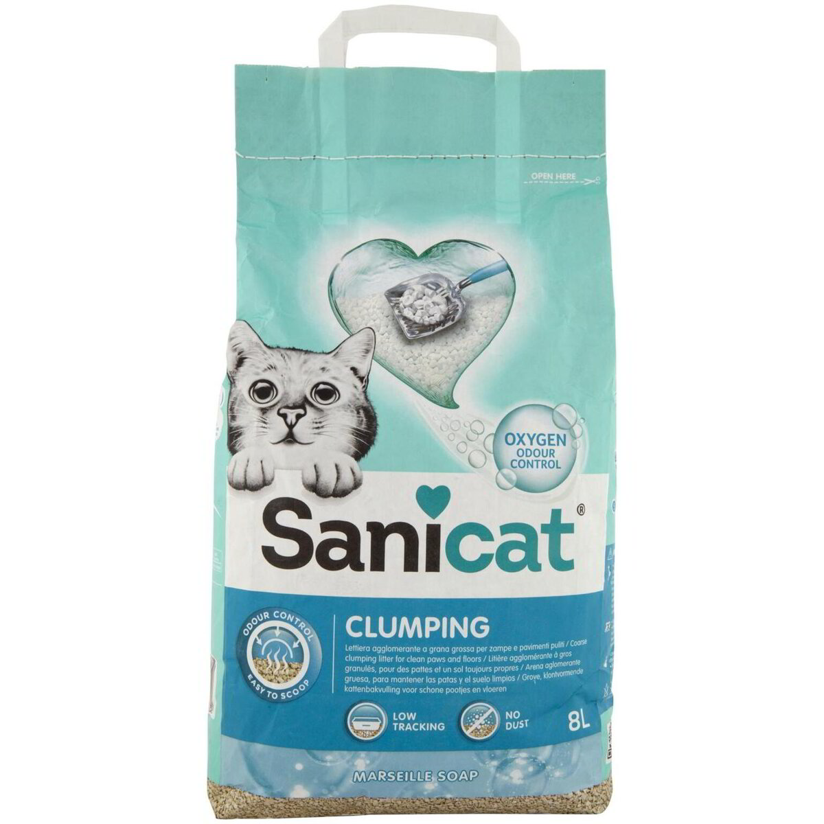 Sanicat Clumping Lettiera agglomerante Marseille Soap 8 L Sanicat ...