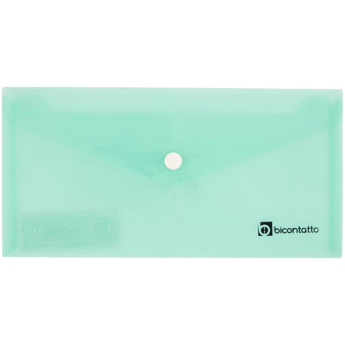 Buste Con Bottone King Mec - A4 In Polipropilene Trasparente | Chiusura Pratica E Sicura