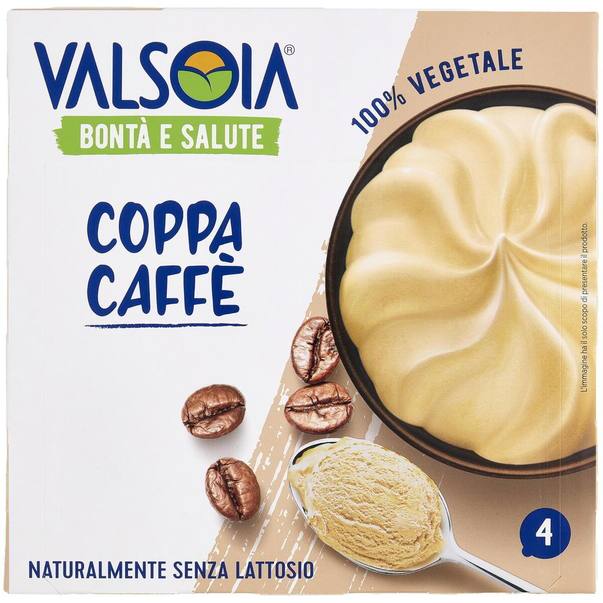 Valsoia Pacchetti Valsoia Bontà e Salute Coppa Caffè 4 x 70 g Valsoia Bontà e Salute ...