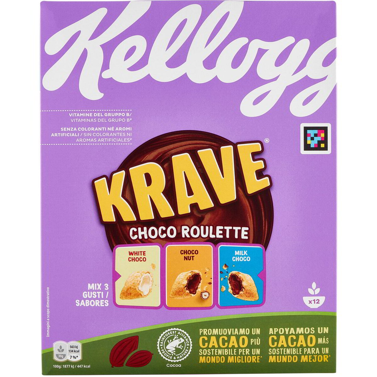 Krave Roulette Kellogg's Krave Choco Roulette 375 g Kellogg's | IperDrive