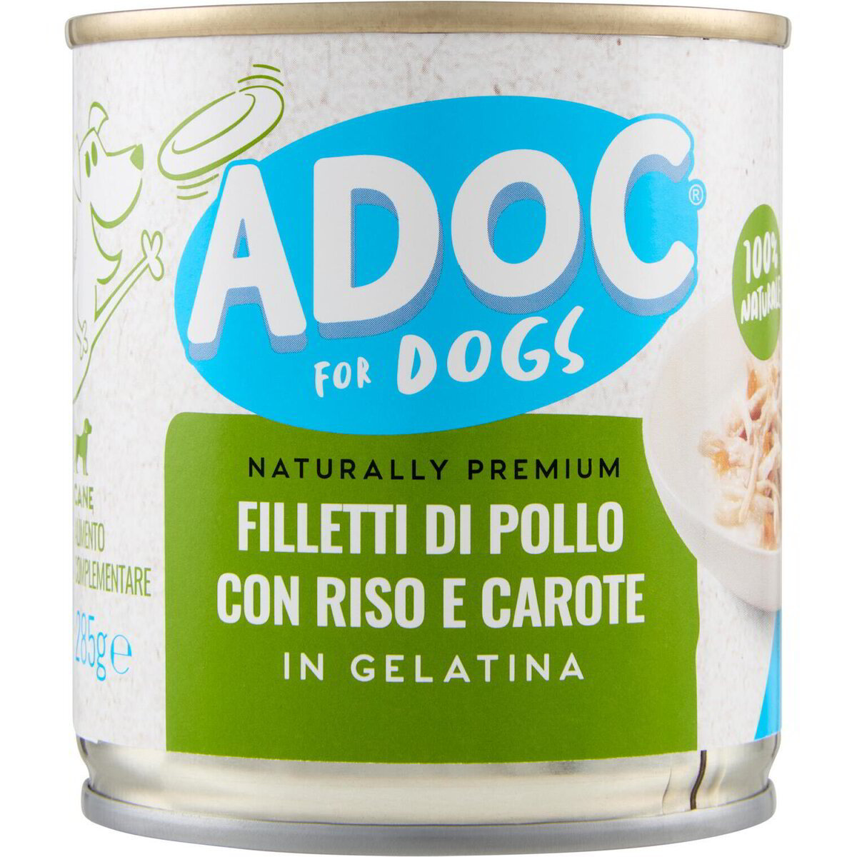 ADoC For Dogs Naturally Premium Filetti di Pollo con Riso e Carote in ...