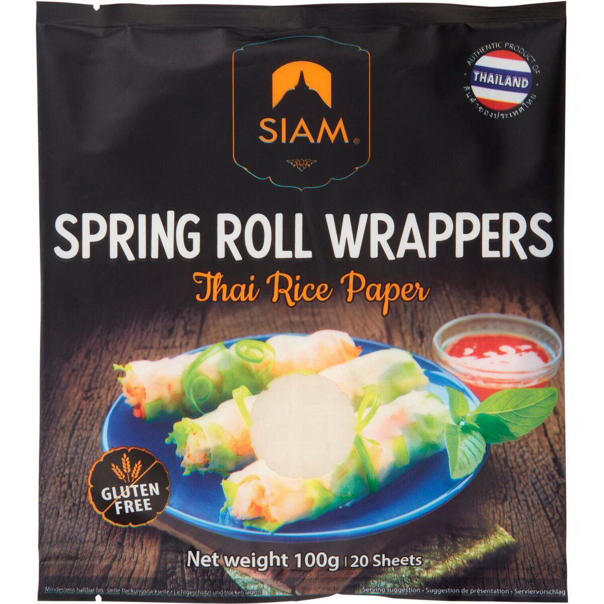 Siam Spring Roll Wrappers Thai Rice Paper 100 g Siam | IperDrive