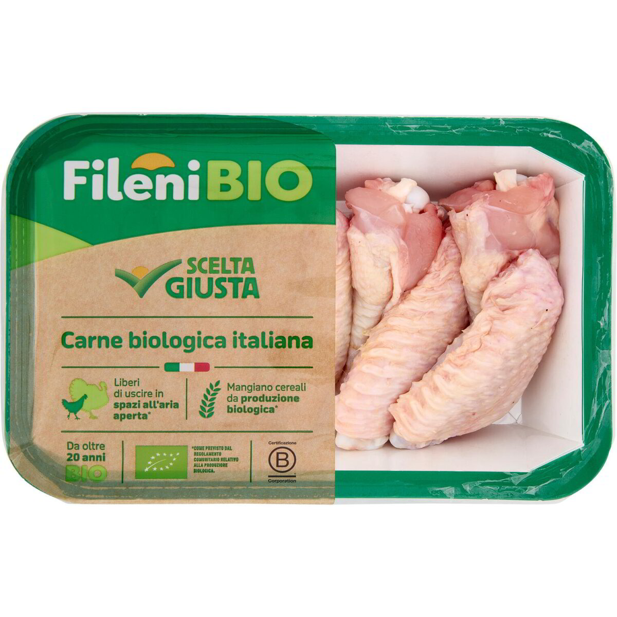 Fileni Bio Alette di Pollo Bio Porzionate Fiammeggiate Fileni | IperDrive