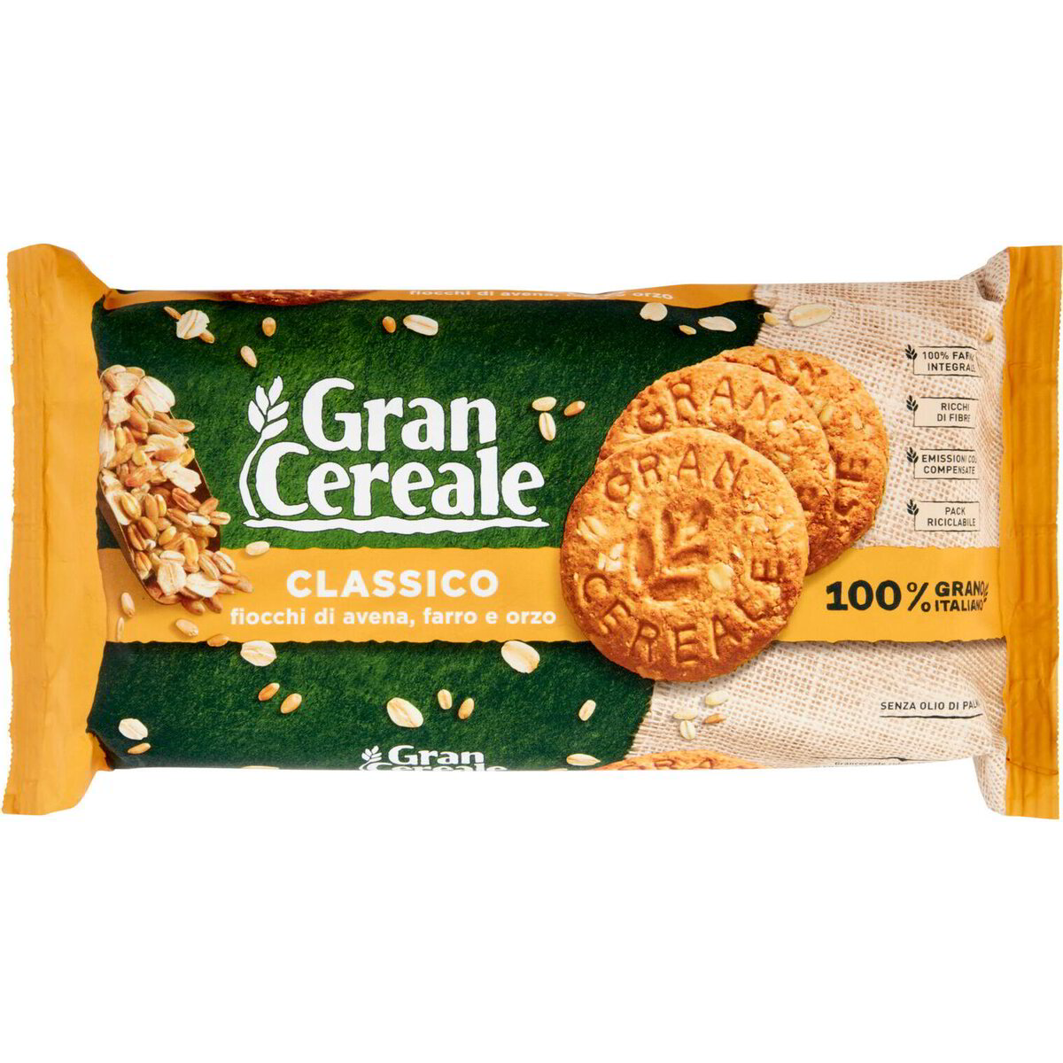 Gran Cereale Biscotti Gran Cereale Classico Fiocchi di Avena Farro Orzo ...
