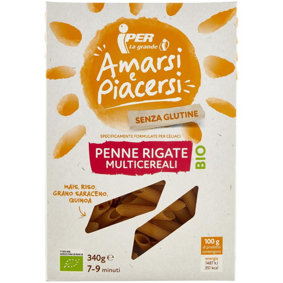 Amarsi e Piacersi Penne Rigate Multicereali Bio 340 g Amarsi e Piacersi ...